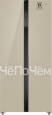 Холодильник WEISSGAUFF WSBS 500 Inverter NoFrost Beige Glass