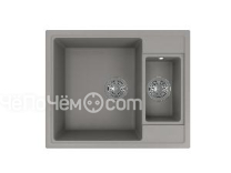 Кухонная мойка FLORENTINA Липси 620К серый шелк (20.465.D0620.307)