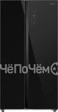 Холодильник WEISSGAUFF WSBS 550 Built-in NoFrost Inverter Black Glass