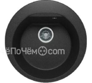Кухонная мойка POLYGRAN Atol-520 №16 черная