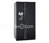 Холодильник IO MABE ORGS2DFFFNM черный, ручки золото/бронза