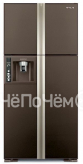 Холодильник HITACHI r-w722 fpu1 gbw коричневое стекло