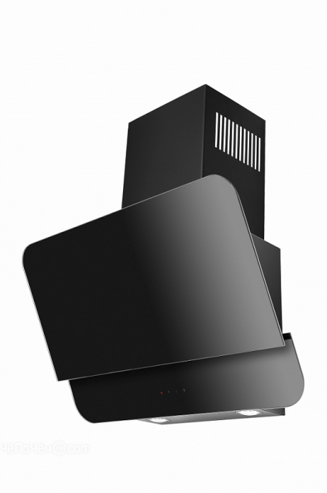 Вытяжка MAUNFELD london 50 black (черный+черное стекло)