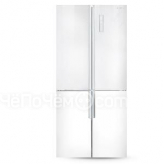 Холодильник Ginzzu NFK-510 белый стекло