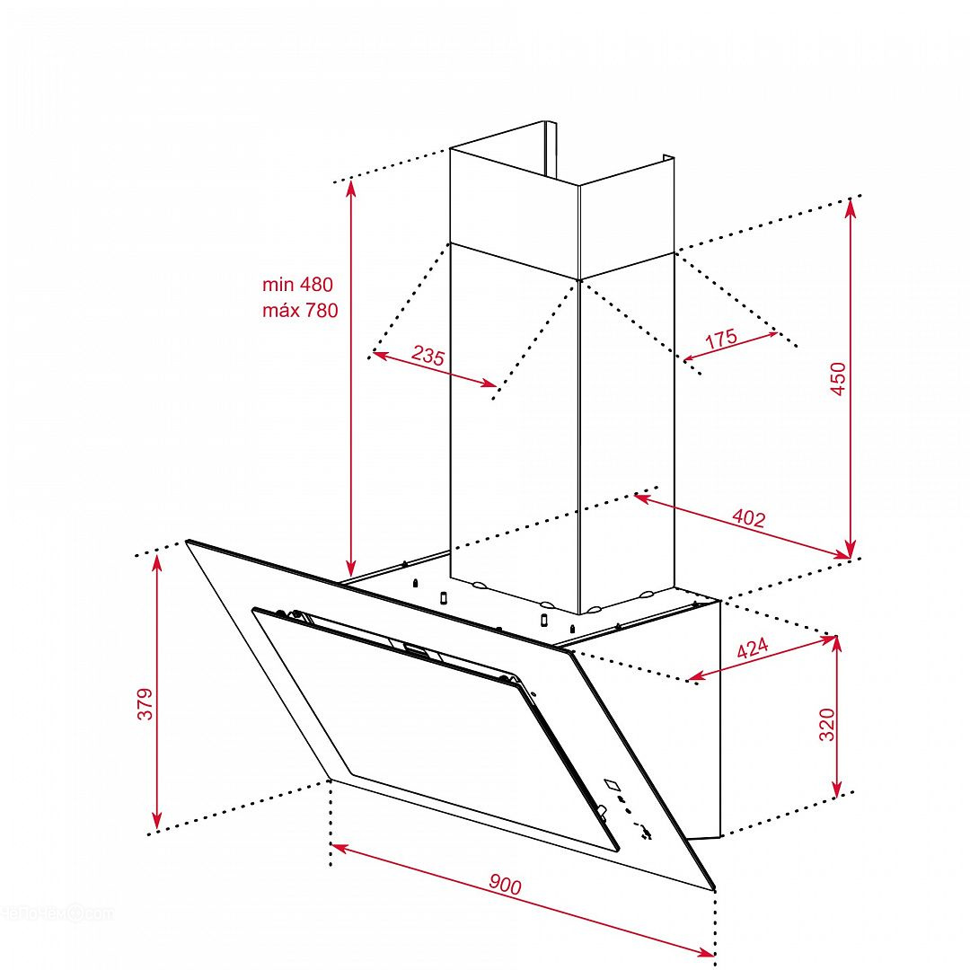 Вытяжка TEKA DVT 98660 TBS BLACK