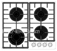 Варочная панель RODMANS BHG 6412 DS WH