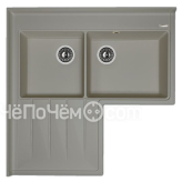 Кухонная мойка FLORENTINA Адрия грей (20.380.L0960.305)