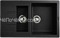 Кухонная мойка LAVA d.2  (basalt чёрный)
