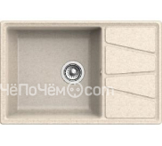 Кухонная мойка GRANFEST GF-V-780L бежевый