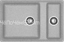 Кухонная мойка GRANFEST GF-LV-760K серый