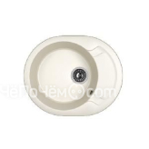 Кухонная мойка DR.GANS Берта (580х470х217) Белый (25.040.B0580.401)