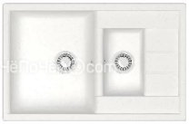 Кухонная мойка ZETT lab 210/Q1 белый лед T210Q001