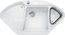 Кухонная мойка BLANCO 521256  DELTA SIRANIT БЕЛЫЙ С КЛАПАНОМ-АВТОМАТОМ