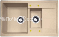 Кухонная мойка ZIGMUND & SHTAIN RECHTECK 780.2 топленое молоко