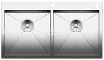 Кухонная мойка BLANCO ZEROX 400/400-IF/А 521648 нерж. сталь