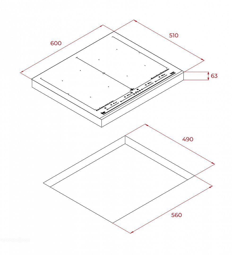 Варочная панель TEKA IZF 68600 MSP (112500005)