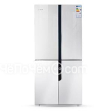 Холодильник Ginzzu NFK-500 белое стекло