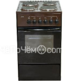 Плита Лысьва ЭП 411 коричневая, б/крышки