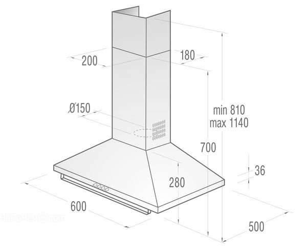 Вытяжка GORENJE dk 63 cli