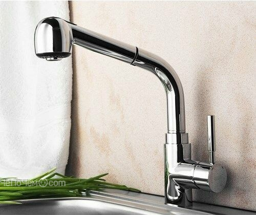 Смеситель WASSERKRAFT Main 4166 с выдвижным изливом хром