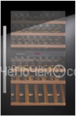 Шкаф для охлаждения вина KUPPERSBUSCH ewk 880-0-2 z черное стекло
