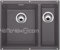 Кухонная мойка BLANCO SUBLINE 340/160-U SILGRANIT 523559 темная скала