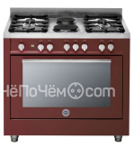Кухонная плита ARDESIA pl96gg42vyo бордовый