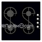 Варочная панель Remenis REM-2154 black side