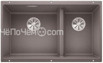 Кухонная мойка Blanco SUBLINE 430/270-U отводная арматура InFino® алюметаллик гранит 523153