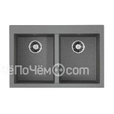 Кухонная мойка OMOIKIRI Bosen 80-2-GR (4993569)