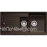 Кухонная мойка BLANCO zia 6s puradur ii темная скала  518940