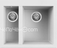 Кухонная мойка ELLECI Quadra 150 Undermount White K96