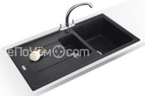 Кухонная мойка FRANKE bfg 651 3,5" вент-авт, оникс 114.0259.962