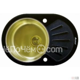 Кухонная мойка SEAMAN Eco Glass SMG-730B Gold