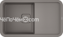 Кухонная мойка Omoikiri Tasogare-86-GR Leningrad (4993459) grey