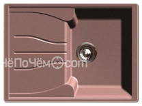 Кухонная мойка GRANFEST gf-s680l терракот