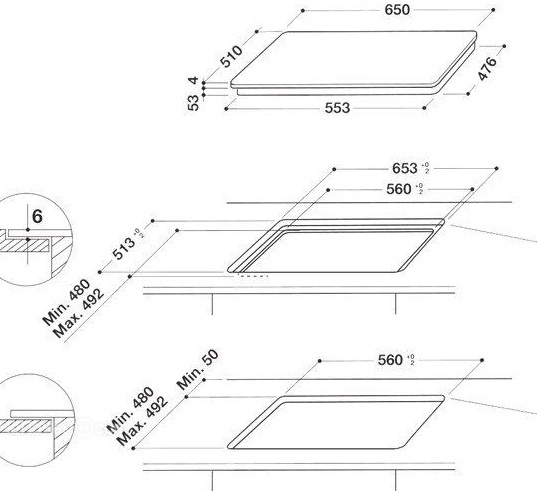 Варочная панель Whirlpool SMC 654 F BT IXL
