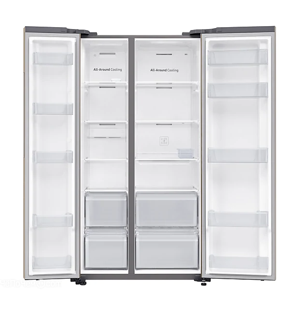 Холодильник Samsung RS61R5001F8 бронзовый