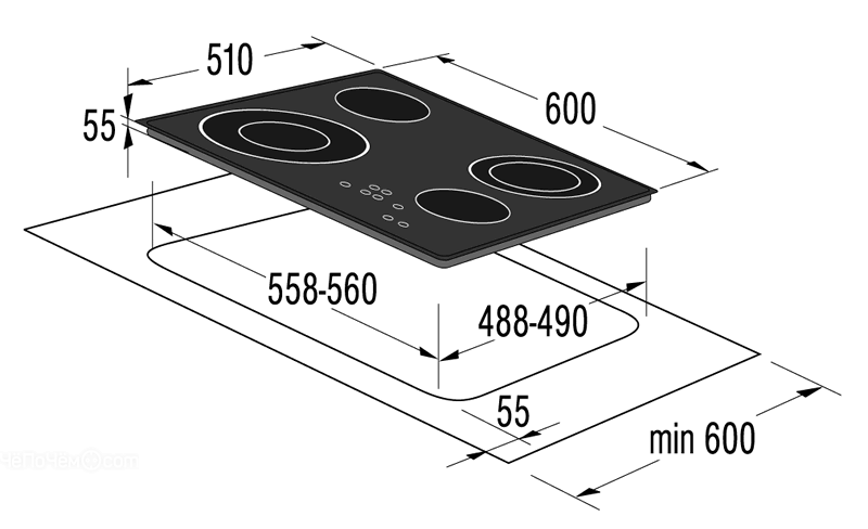 Варочная панель GORENJE ect 640 asc
