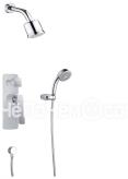 Душевая система TIMO Helmi SX-4059-00-16 SM 2100 chrome white