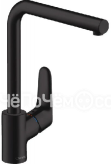 Смеситель HANSGROHE Focus 31817670 матовый черный