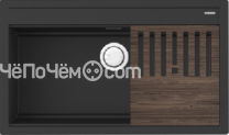 Кухонная мойка Omoikiri Kitagawa 86-LB-GB Artceramic графит