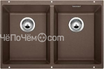 Кухонная мойка Blanco SUBLINE 350/350-U SILGRANIT кофе с отв.арм. InFino (арт.523583)
