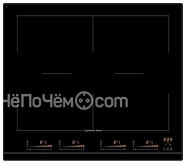 Варочная панель ZIGMUND & SHTAIN cis 444.60 bk