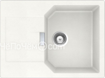 Кухонная мойка SCHOCK 700585  manhattan 45 d cristalite корз.клапан 690x510 альпина