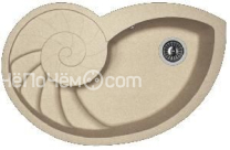 Кухонная мойка FLORENTINA Наутилус песочный (20.350.E0820.107)