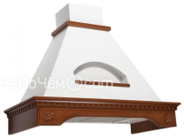 Вытяжка ELIKOR бельведер 60 флореале (бежевый/бук орех)