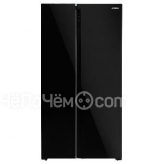 Холодильник HYUNDAI CS5003F черное стекло