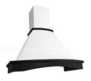 Вытяжка ELIKOR ротонда 60 бежевый / дуб черный патина серебро