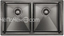 Кухонная мойка PAULMARK Dopplet PM507844-GM